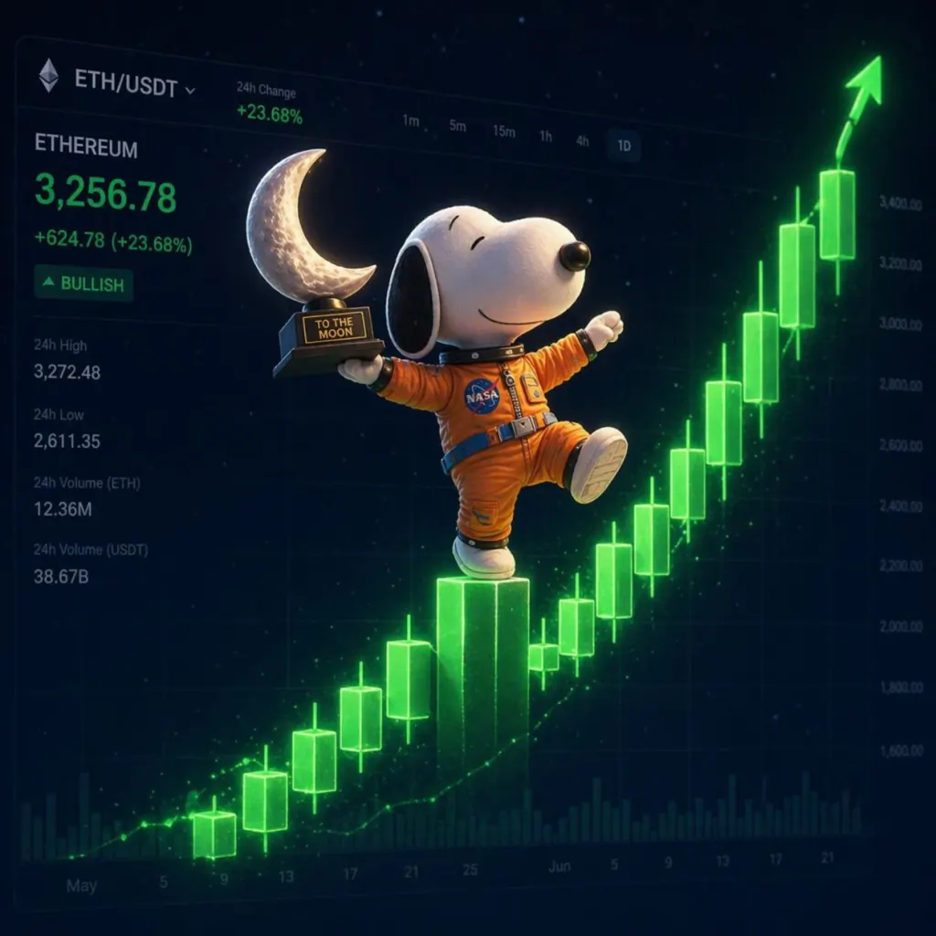 Group shot — Snoopy, Pepe, crewmates on ramp